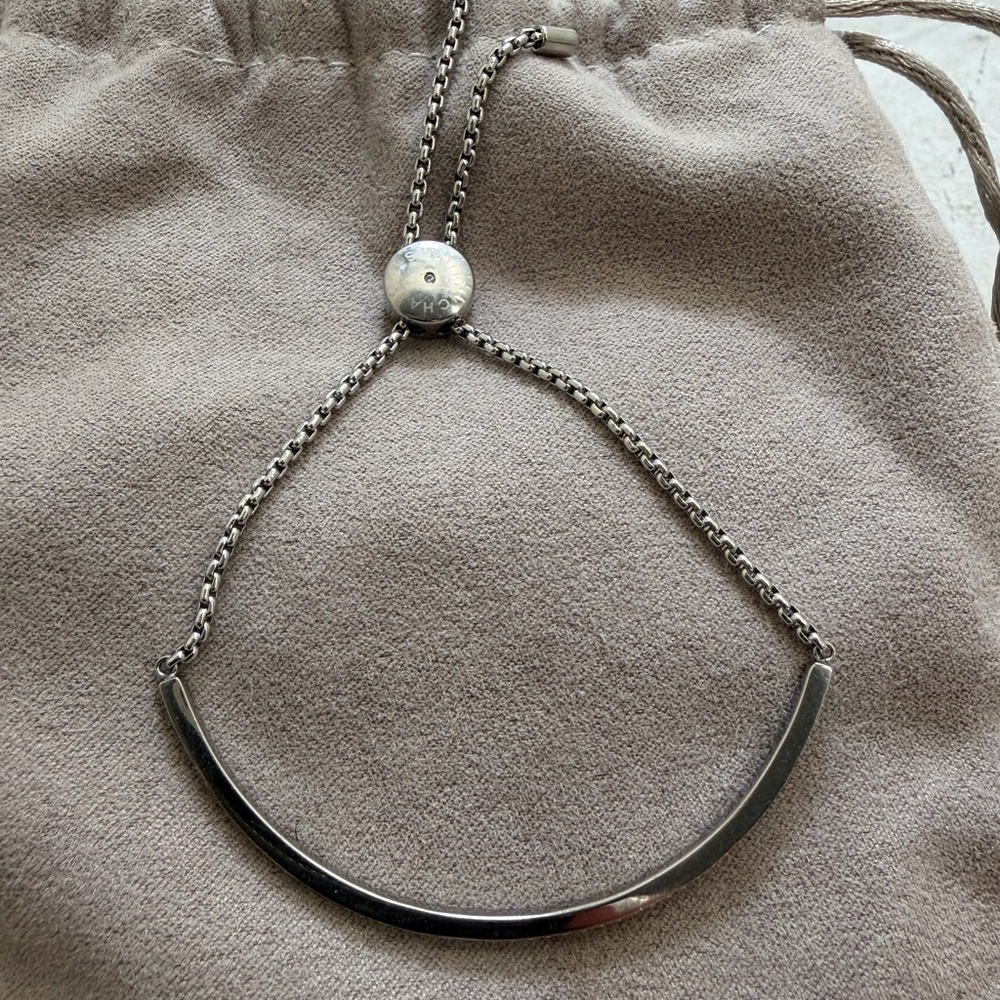 Elegant MICHAEL KORS BAR SLIDER BRACELET - Silver